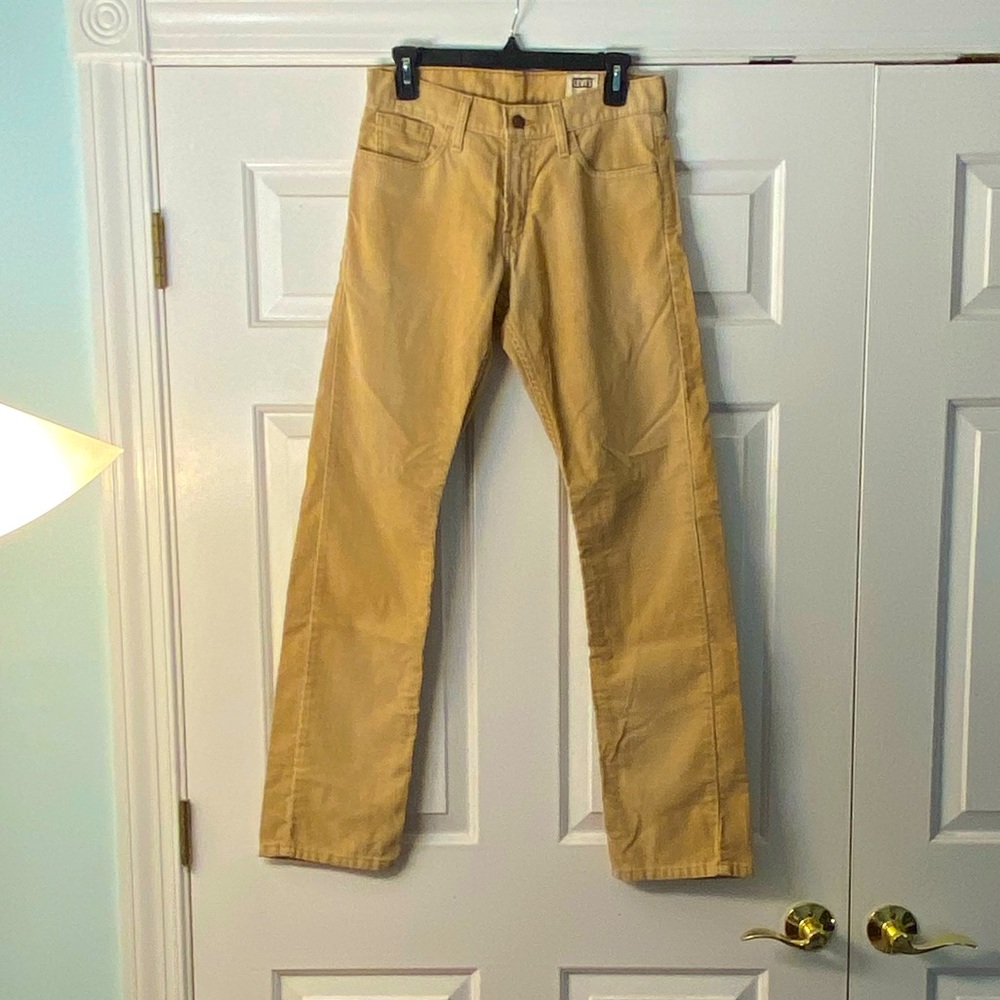 Vintage Levi 514 Yellow Corduroys
